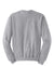 Jerzees 562M/562/562MR Mens NuBlend Fleece Crewneck Sweatshirt Heather Grey Flat Back