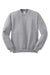 Jerzees 562M/562/562MR Mens NuBlend Fleece Crewneck Sweatshirt Heather Grey Flat Front