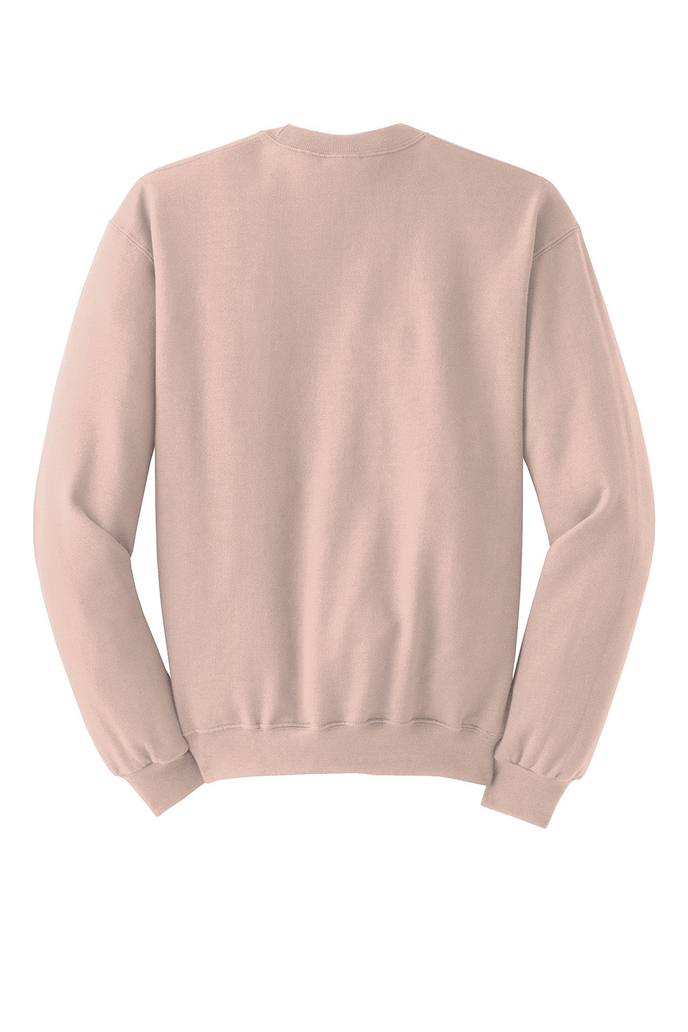 Jerzees 562M/562/562MR Mens NuBlend Fleece Crewneck Sweatshirt Blush Pink Flat Back