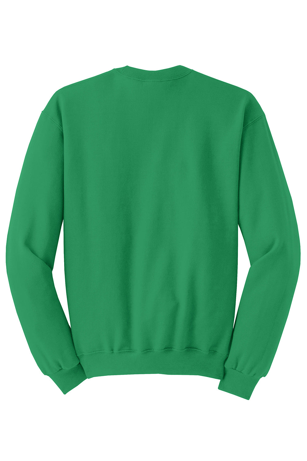 Jerzees 562M/562/562MR Mens NuBlend Fleece Crewneck Sweatshirt Kelly Green Flat Back