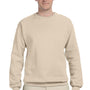 Jerzees Mens NuBlend Fleece Crewneck Sweatshirt - Sandstone