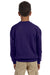 Jerzees 562B/562BR Youth NuBlend Fleece Crewneck Sweatshirt Deep Purple Model Back