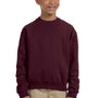 Jerzees Youth NuBlend Fleece Crewneck Sweatshirt - Maroon