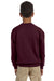 Jerzees 562B/562BR Youth NuBlend Fleece Crewneck Sweatshirt Maroon Model Back