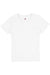 Hanes 5680 Womens ComfortSoft Short Sleeve Crewneck T-Shirt White Flat Front