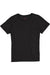 Hanes 5680 Womens ComfortSoft Short Sleeve Crewneck T-Shirt Black Flat Front