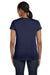 Hanes 5680 Womens ComfortSoft Short Sleeve Crewneck T-Shirt Navy Blue Model Back