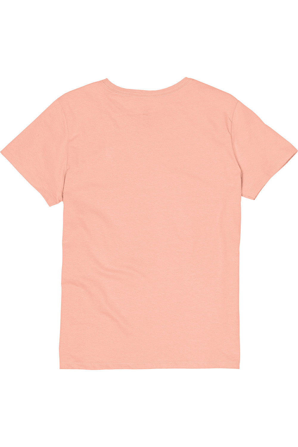 Hanes 5680 Womens ComfortSoft Short Sleeve Crewneck T-Shirt Candy Orange Flat Back