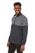 Puma 595803 Mens Cloudspun Moisture Wicking Warm Up 1/4 Zip Sweatshirt Black/Quiet Shade Grey Model 3q