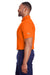 Puma 596920 Mens Fusion Performance Moisture Wicking Short Sleeve Polo Shirt Vibrant Orange Model Side