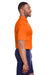 Puma 596920 Mens Fusion Performance Moisture Wicking Short Sleeve Polo Shirt Vibrant Orange Model 3q