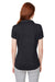 Puma 597695 Womens Cloudspun Free Moisture Wicking Short Sleeve Polo Shirt Heather Black Model Back