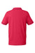 Puma 599117 Mens Cloudspun Monarch Moisture Wicking Short Sleeve Polo Shirt Heather Teaberry Red/Navy Blue Flat Back