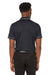 Puma 599117 Mens Cloudspun Monarch Moisture Wicking Short Sleeve Polo Shirt Heather Black/Heather High Rise Grey Model Back