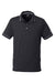 Puma 599117 Mens Cloudspun Monarch Moisture Wicking Short Sleeve Polo Shirt Heather Black/Heather High Rise Grey Flat Front