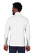 Puma 599127 Mens Gamer Moisture Wicking 1/4 Zip Sweatshirt Bright White Model Back