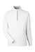 Puma 599127 Mens Gamer Moisture Wicking 1/4 Zip Sweatshirt Bright White Flat Front