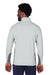 Puma 599127 Mens Gamer Moisture Wicking 1/4 Zip Sweatshirt High Rise Grey Model Back