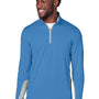 Puma Mens Gamer Moisture Wicking 1/4 Zip Sweatshirt - Bright Cobalt Blue - Closeout