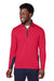 Puma 599127 Mens Gamer Moisture Wicking 1/4 Zip Sweatshirt Ski Patrol Red Model Front