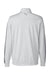 Puma 599129 Mens Cloudspun Moisture Wicking 1/4 Zip Sweatshirt Heather High Rise Grey/Quiet Shade Grey Flat Back