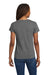 Gildan 5V00L/G500VL Womens Short Sleeve V-Neck T-Shirt Charcoal Grey Model Back