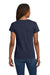 Gildan 5V00L/G500VL Womens Short Sleeve V-Neck T-Shirt Navy Blue Model Back