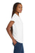 Gildan 5V00L/G500VL Womens Short Sleeve V-Neck T-Shirt White Model Side