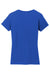 Gildan 5V00L/G500VL Womens Short Sleeve V-Neck T-Shirt Royal Blue Flat Back