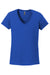 Gildan 5V00L/G500VL Womens Short Sleeve V-Neck T-Shirt Royal Blue Flat Front