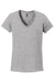 Gildan 5V00L/G500VL Womens Short Sleeve V-Neck T-Shirt Sport Grey Flat Front