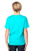 Threadfast Apparel 600A Youth Ultimate Short Sleeve Crewneck T-Shirt Pacific Blue Model Back