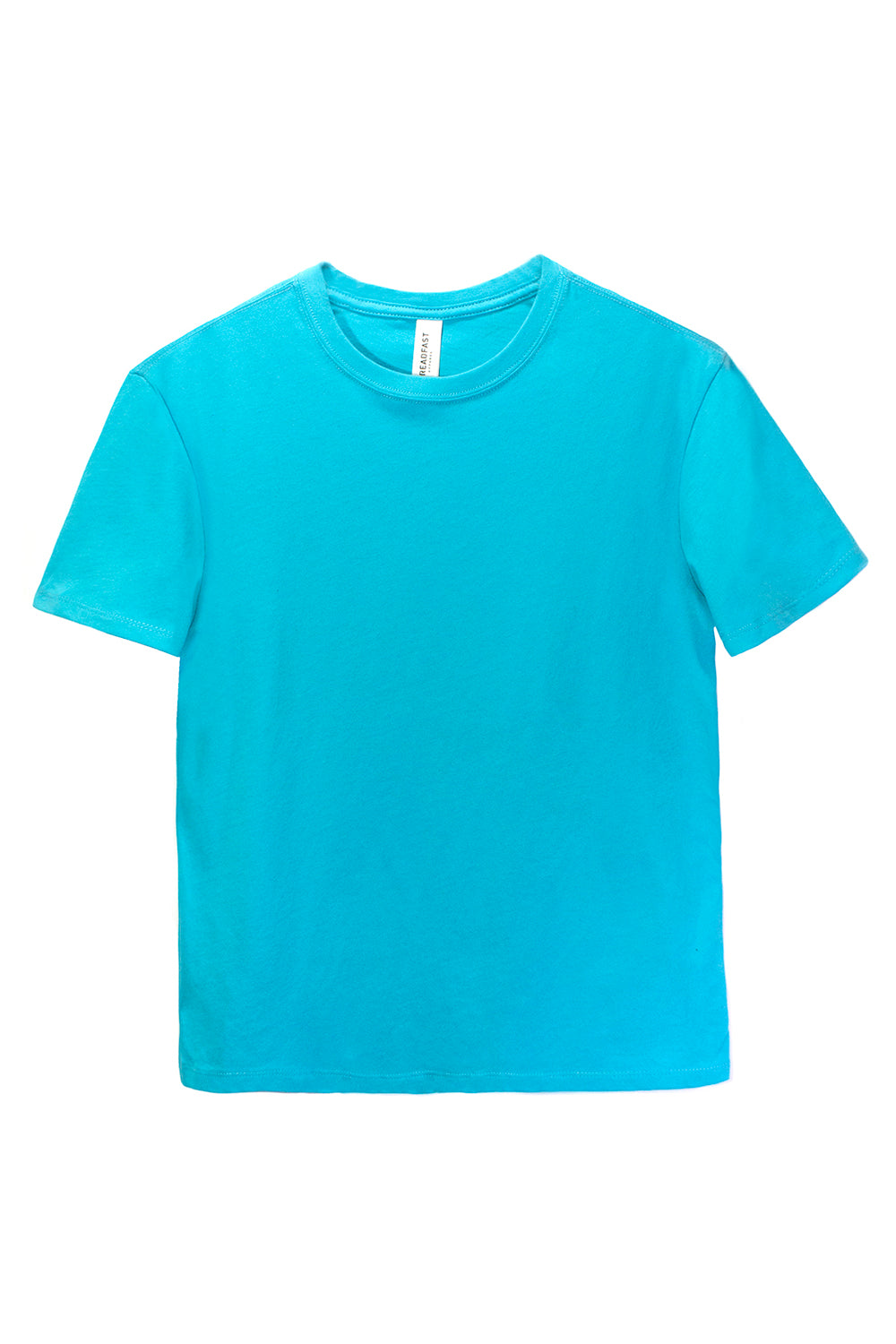 Threadfast Apparel 600A Youth Ultimate Short Sleeve Crewneck T-Shirt Pacific Blue Flat Front