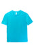 Threadfast Apparel 600A Youth Ultimate Short Sleeve Crewneck T-Shirt Pacific Blue Flat Front