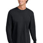 Comfort Colors Mens Long Sleeve Crewneck T-Shirt - Black