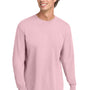 Comfort Colors Mens Long Sleeve Crewneck T-Shirt - Blossom Pink