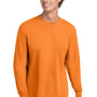 Comfort Colors Mens Long Sleeve Crewneck T-Shirt - Burnt Orange