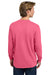 Comfort Colors 6014/C6014 Mens Long Sleeve Crewneck T-Shirt Crunchberry Pink Model Back