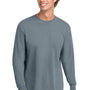 Comfort Colors Mens Long Sleeve Crewneck T-Shirt - Granite Grey