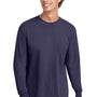 Comfort Colors Mens Long Sleeve Crewneck T-Shirt - Grape Purple