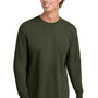 Comfort Colors Mens Long Sleeve Crewneck T-Shirt - Hemp Green