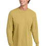 Comfort Colors Mens Long Sleeve Crewneck T-Shirt - Mustard Yellow