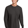 Comfort Colors Mens Long Sleeve Crewneck T-Shirt - Pepper Grey