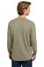 Comfort Colors 6014/C6014 Mens Long Sleeve Crewneck T-Shirt Sandstone Model Back