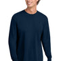 Comfort Colors Mens Long Sleeve Crewneck T-Shirt - True Navy Blue