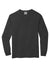 Comfort Colors 6014/C6014 Mens Long Sleeve Crewneck T-Shirt Graphite Grey Flat Front