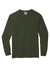 Comfort Colors 6014/C6014 Mens Long Sleeve Crewneck T-Shirt Hemp Green Flat Front