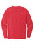 Comfort Colors 6014/C6014 Mens Long Sleeve Crewneck T-Shirt Paprika Red Flat Back