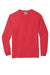 Comfort Colors 6014/C6014 Mens Long Sleeve Crewneck T-Shirt Paprika Red Flat Front