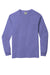 Comfort Colors 6014/C6014 Mens Long Sleeve Crewneck T-Shirt Violet Purple Flat Front